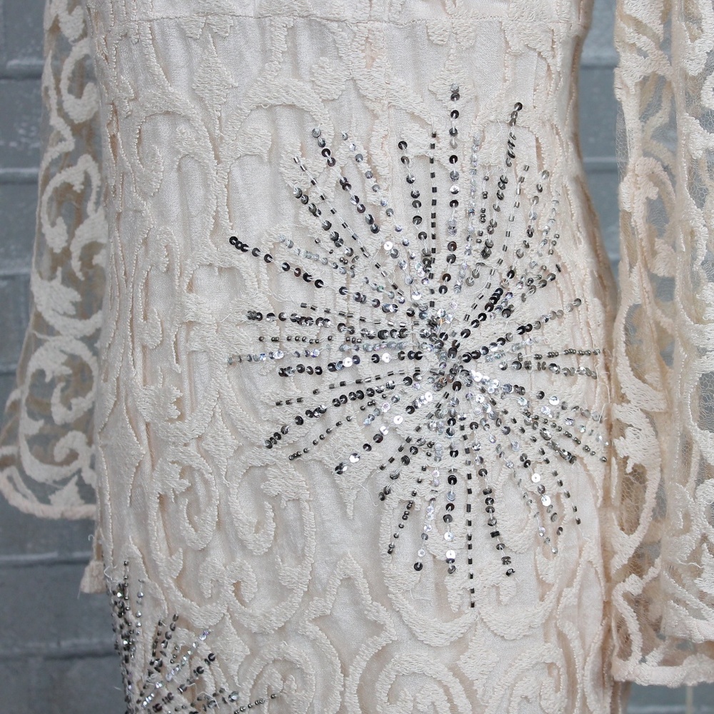 Free People North Star Jewel Lace Dress 4 NWOT - Picture 4 of 8